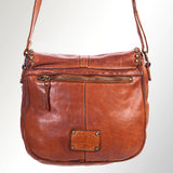 Spaghetti Western Brown Studded Messanger Bag