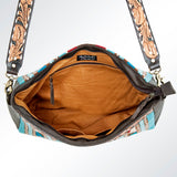 American Darling Conceal Carry Turquoise & Tooled Leather Bag