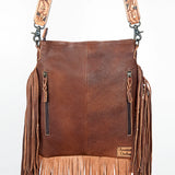American Darling Conceal Carry Leather/Tool/Fringe Messenger Bag
