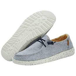 Hey Dude Wendy Chambray White Blue