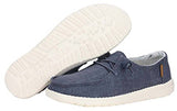 Hey Dude Wendy Chambray Navy & White Shoes