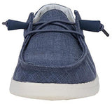 Hey Dude Wendy Chambray Navy & White Shoes