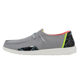 Hey dude Wendy Steel Grey Snake Print Shoes