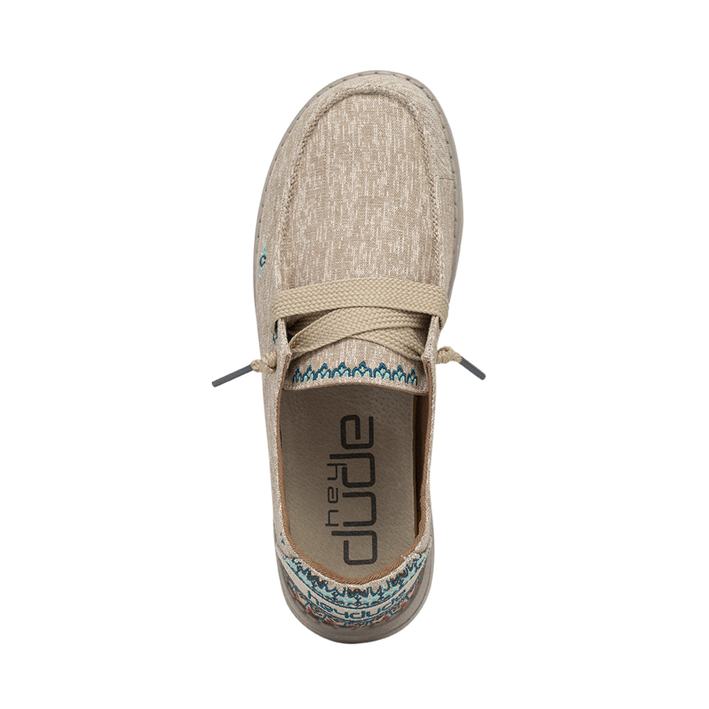 wendy flora-lily white Hey Dude Wendy Flora Sunflower Beige