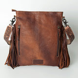 American Darling Hide Tooled Purse