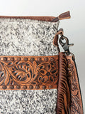American Darling Hide Tooled Purse