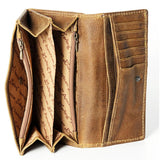 American Darling Brown Tooled Wallet