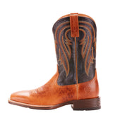 Ariat Men's Gingersnap and Army Blue Plano Square Toe Boot 