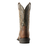 Ariat Men's Sorrel Crunch and Army Green Amos Square Toe Boot 