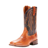 Ariat Men's Gingersnap and Army Blue Plano Square Toe Boot 
