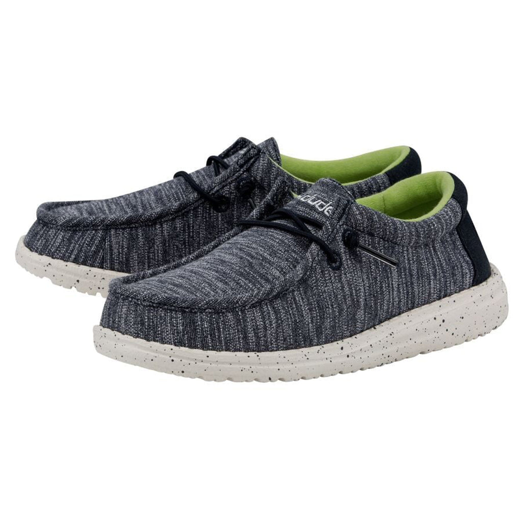 Hey Dude Wally Youth Navy Speckle