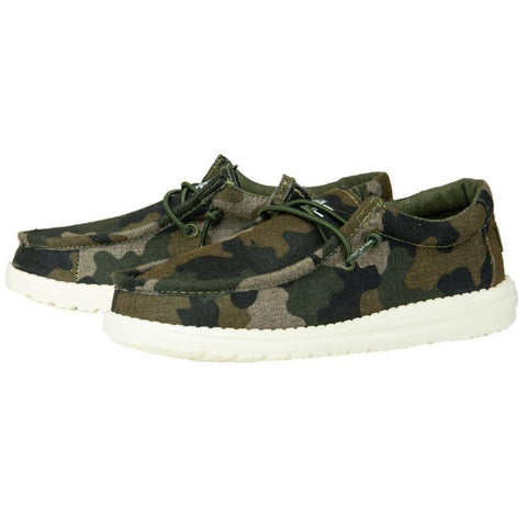 Hey Dude Wally Linen Camo