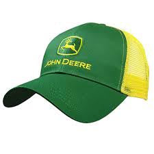 John Deere Yellow and Green Cap