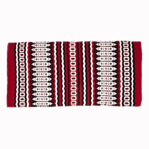 Mustang- Red and Black Canyon Wool Blanket