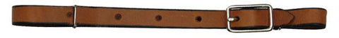 Light Brown Leather Curb Strap