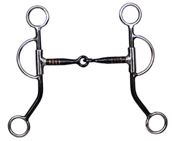 Showman 5" Stainless Steel Snaffle