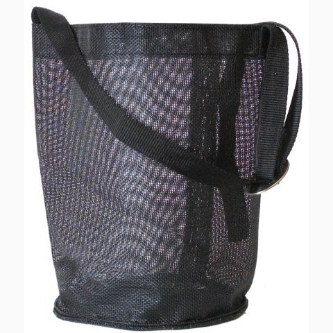 Mustang Black Mesh Feed Bag 