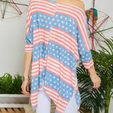 Stars and Stripes Loose Fitting Top