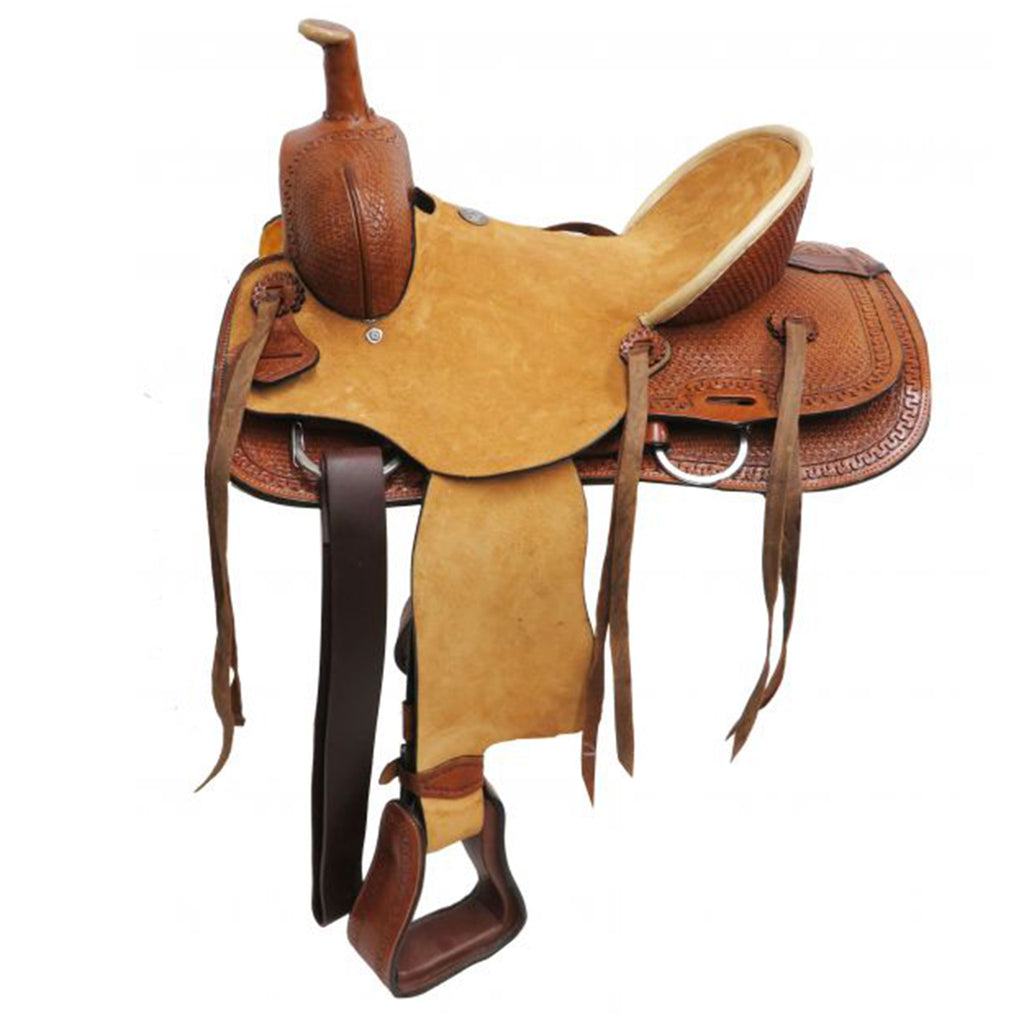 Double T Youth Hard Seat Roping Saddle