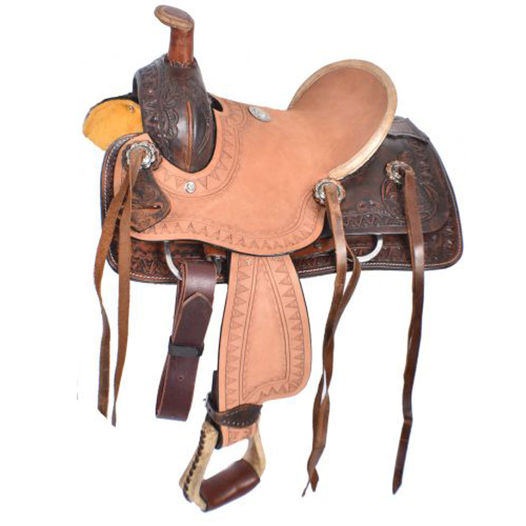 Double T Youth Hard Seat Roping Saddle