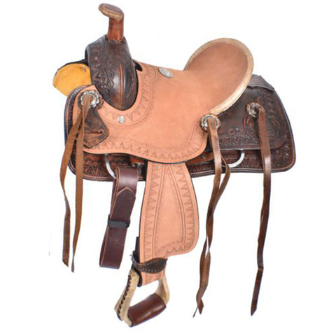 Double T Youth Hard Seat Roping Saddle