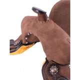 Double T Roughout Hard Seat Youth Saddle