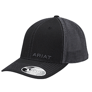 Ariat Black and Gray Cap