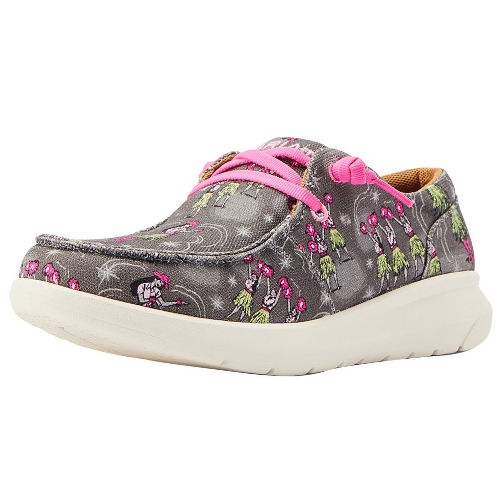 ブランド品 通販サイト Aloha Women's Ariat Hula Casual Hilo Print シューズ