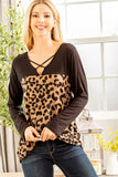 Solid Black and Cheetah Long Sleeve