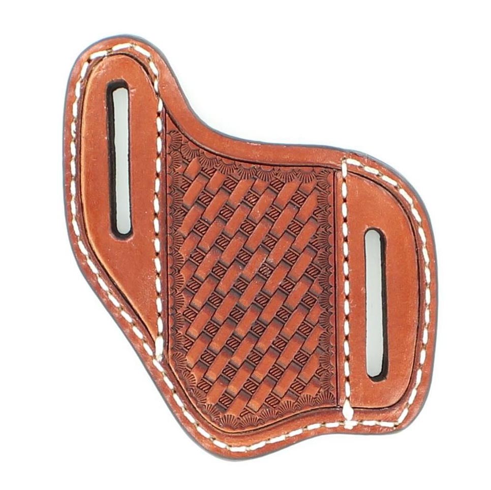 Tan Basketweave Knife Sheath