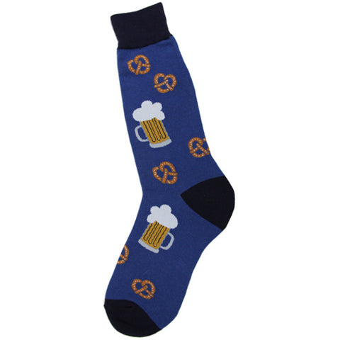Men's Beer and Pretzel Socks