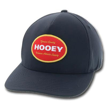 Hooey Kid's Black with Red Patch Cap