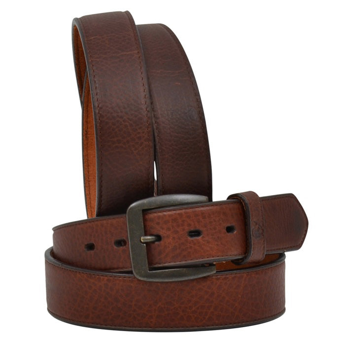 Men's Dark Solid Brown Belt 