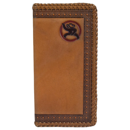 Hooey Tan Whipstitch Roughy Rodeo Wallet 