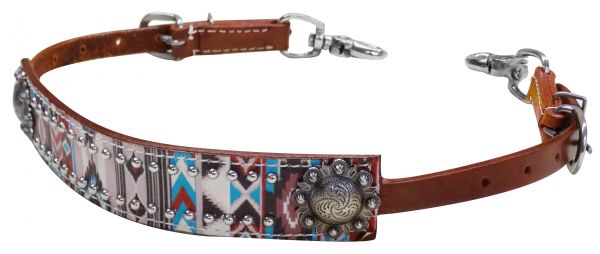 Shiloh Navajo Diamond Print Wither Strap