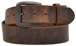 3D Men's Brown Plain Belt