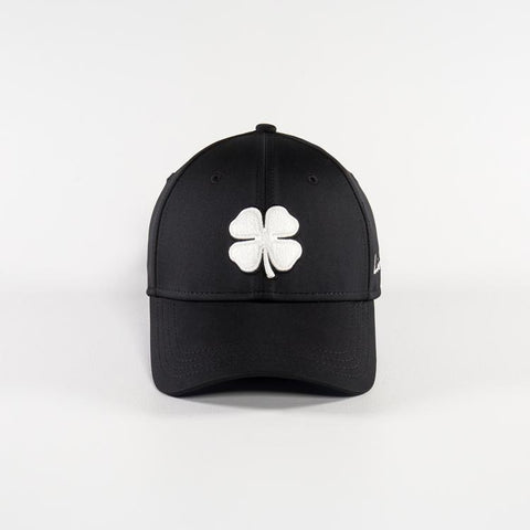 Black Clover Black Cap with White Clover