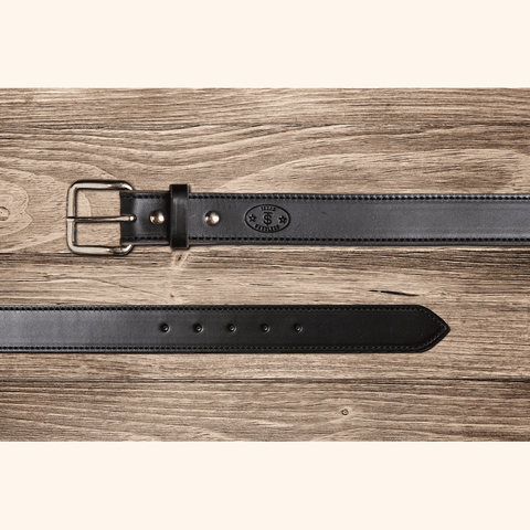 Texaas Saddlery Black Latigo Belt