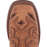 Dan Post Women's Tan Inlay Spellbound Square Toe Boot