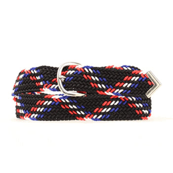 Blue Navy Red Web Belt