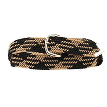 Black and Tan Web Belt