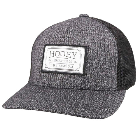 Hooey Black & Grey Pattern "Doc" Cap-Hooey Mercantile Patch