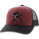 Hooey "Sterling" Maroon & Black Cap