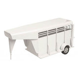 Little Buster Toys White Stock Trailer