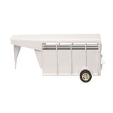 Little Buster Toys White Stock Trailer