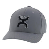 Hooey Grey Hands-Up Logo Cap