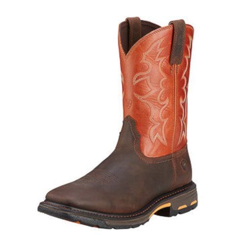 Ariat Men's Dark Earth Work Hog Square Toe 