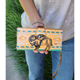 American Darling Buffalo Painted Wallet