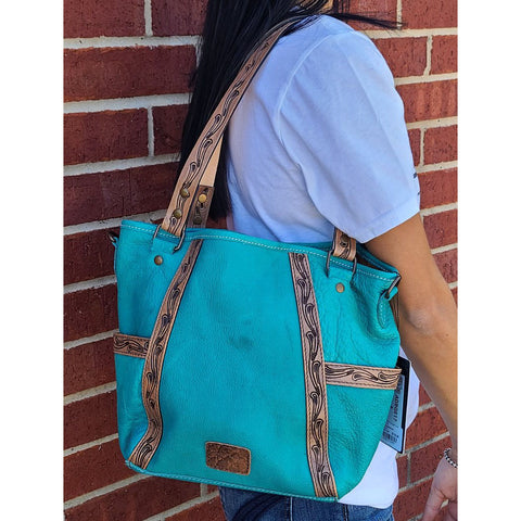 American Darling Turquoise Shoulder Purse