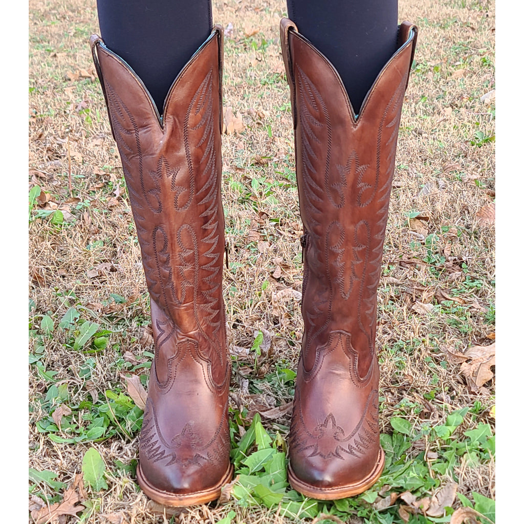 Corral cognac boots hotsell